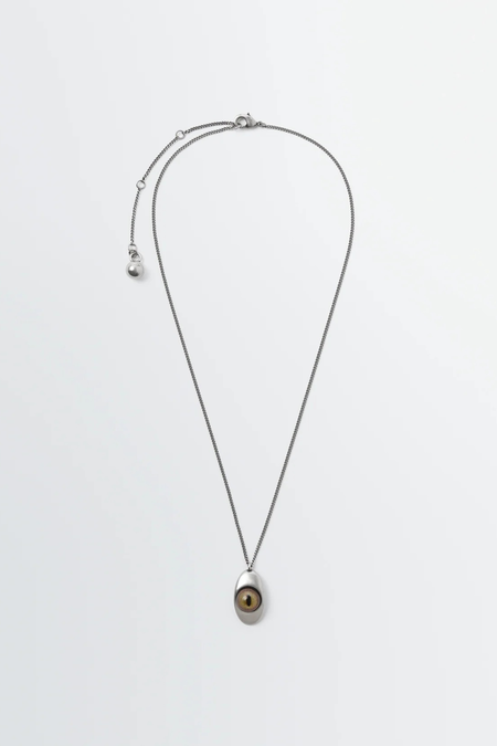 Lemaire Molded Tape Necklace - Peat Green | Garmentory