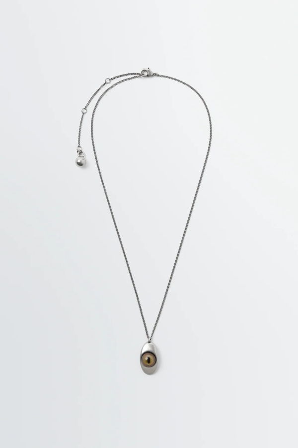 Lemaire Cat Eye Pendant Necklace