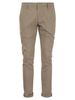 Dondup Gaubert Slim-Fit Gabardine Trousers - Hazelnut - Thumbnail 1