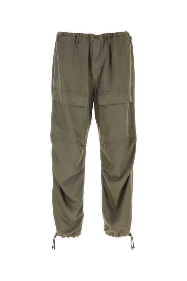Magliano Army Green Lyocell Cargo Pants - Military Green