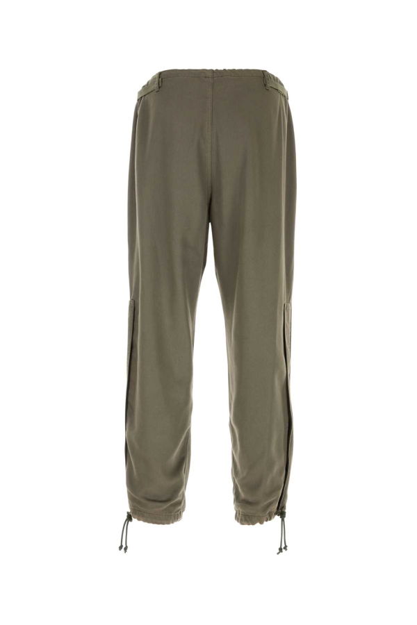Magliano Army Green Lyocell Cargo Pants - Military Green