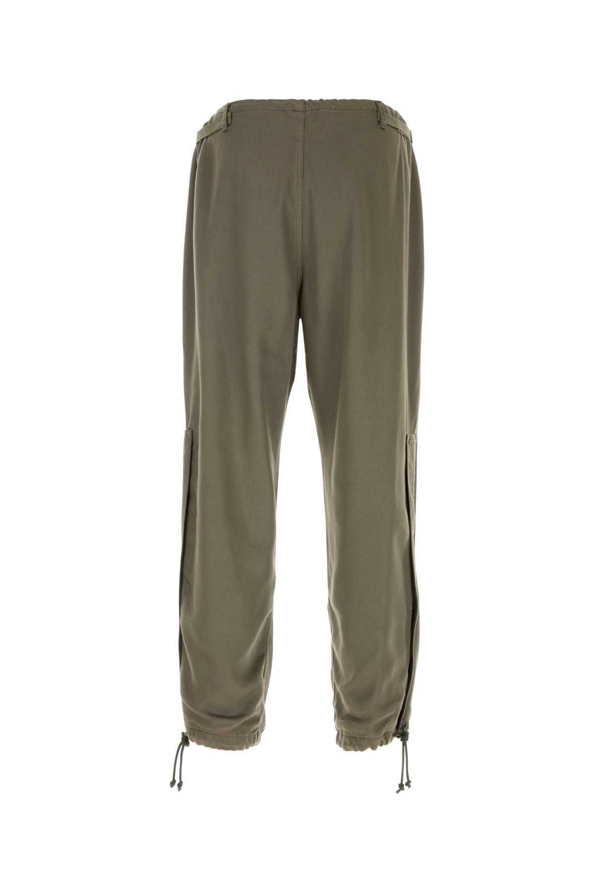 Magliano Army Green Lyocell Cargo Pants - Military Green - Image 2 of 2