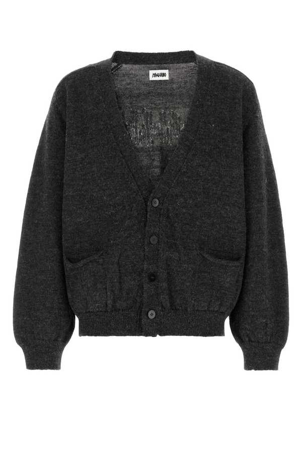 Magliano Slate Wool Cardigan Cardigan - Anthracite