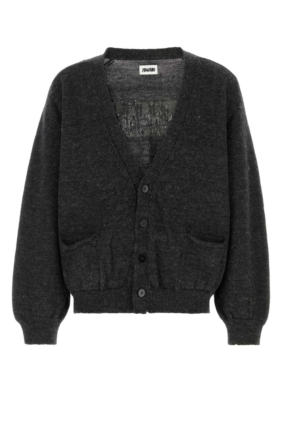 Magliano Slate Wool Cardigan Cardigan - Anthracite - Image 1 of 2
