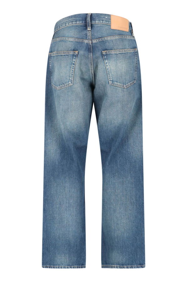 Sunflower Twist Loose Jeans - Blue