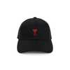 Ami Alexandre Mattiussi ADC Embroidery Hat - Black - Thumbnail 2