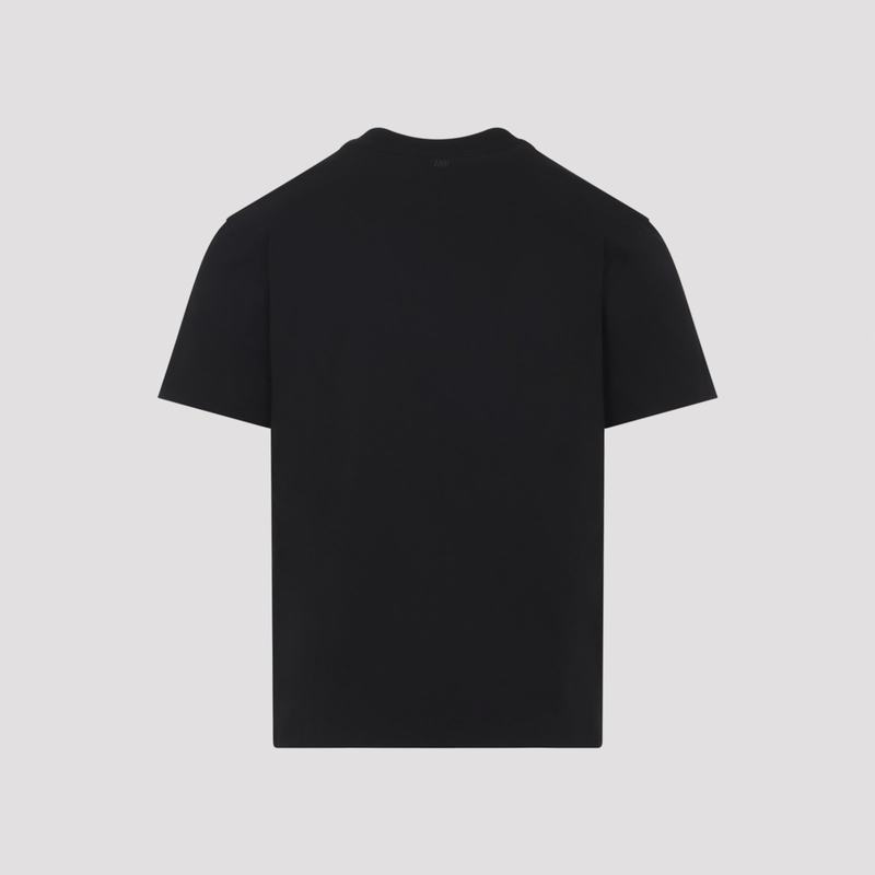 Ami Alexandre Mattiussi Contrasted ADC T-Shirt - Noir Blanc Creme