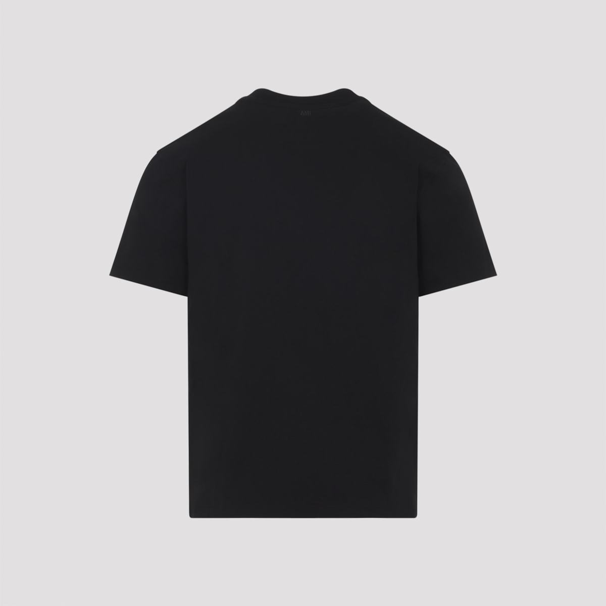 Ami Alexandre Mattiussi Contrasted ADC T-Shirt - Noir Blanc Creme - Image 4 of 5