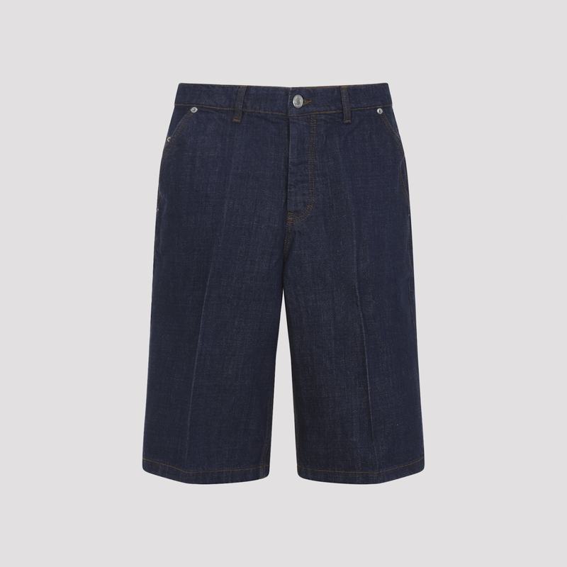 Ami Alexandre Mattiussi Loose Bermuda Shorts - Indigo
