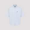 Ami Alexandre Mattiussi Boxy Short Sleeve Shirt - Bleu Ciel - Thumbnail 3