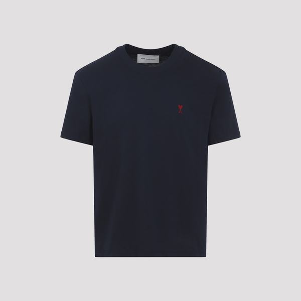 Ami Alexandre Mattiussi Classic Red T-Shirt - Bleu Nuit