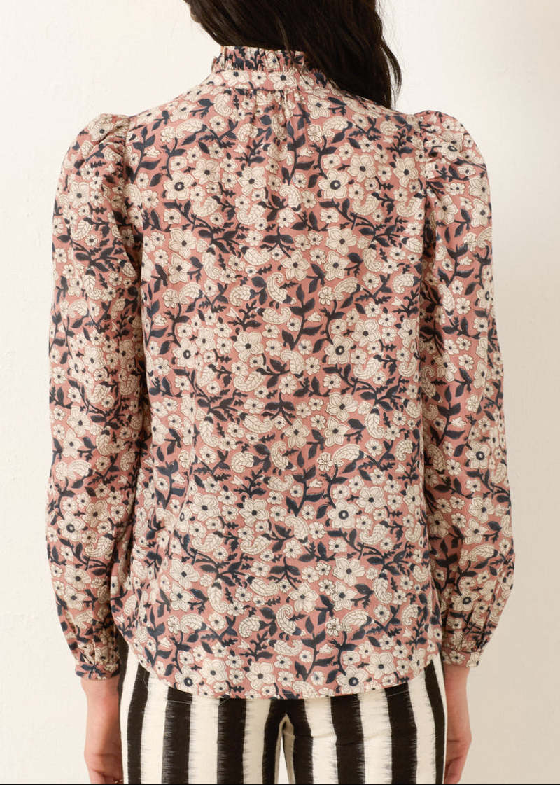 Alix Of Bohemia Annabel Sepia Floral Shirt