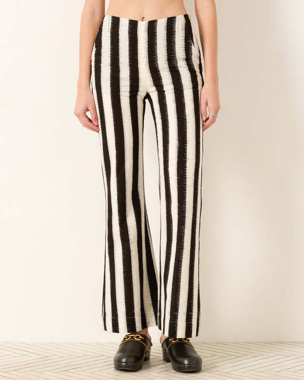 Alix Of Bohemia Charlie Coal Stripe Pant