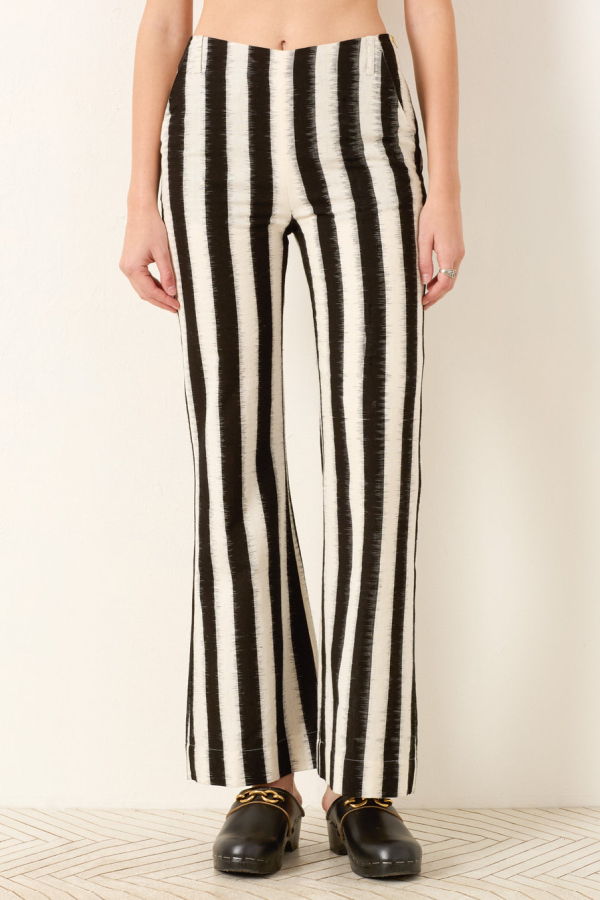 Alix Of Bohemia Charlie Coal Stripe Pant