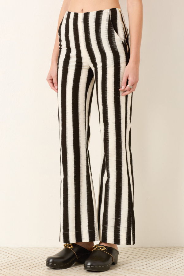 Alix Of Bohemia Charlie Coal Stripe Pant