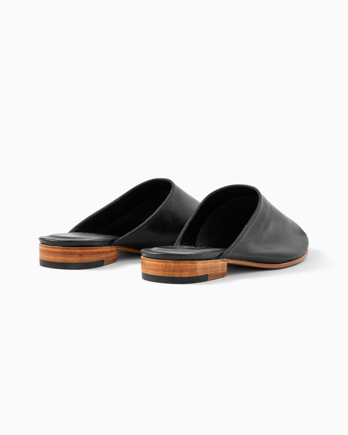 Martiniano Mule Flats - Black - Image 3 of 5