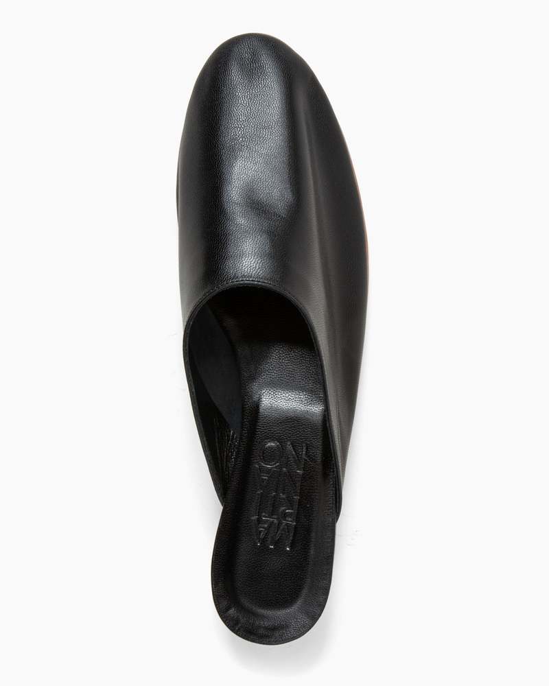 Martiniano Mule Flats - Black