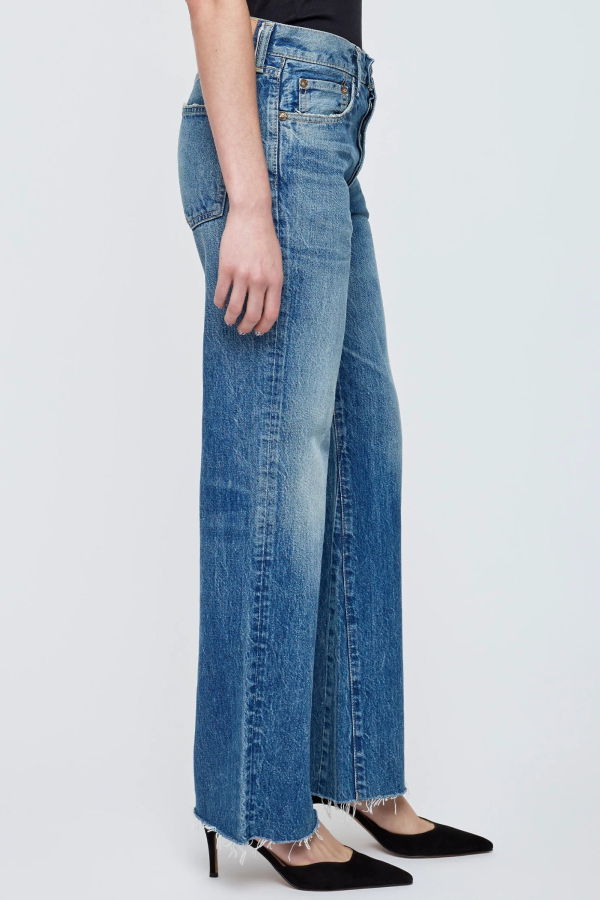 MOUSSY Atlantis Flare Jeans - Blue