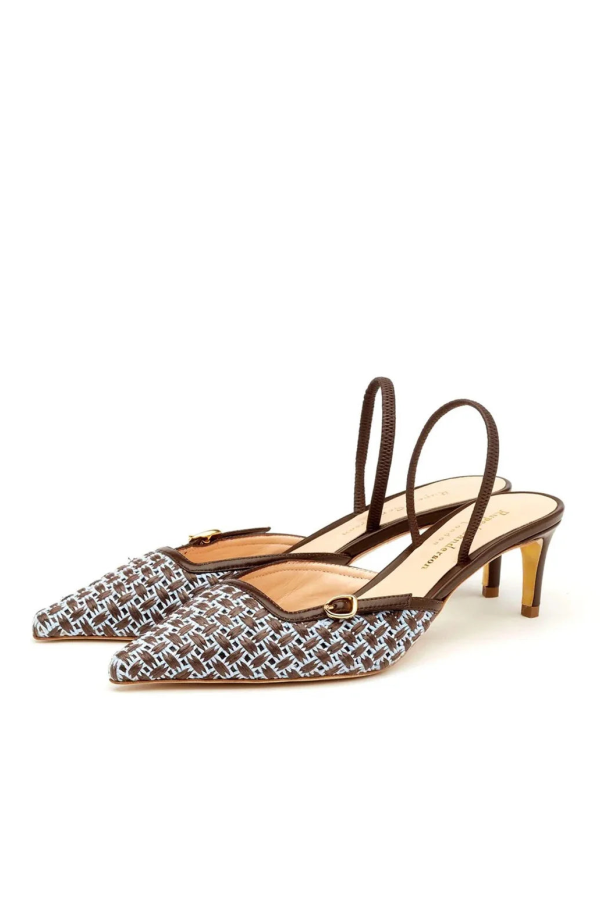 Rupert Sanderson Orono Heel - Brown