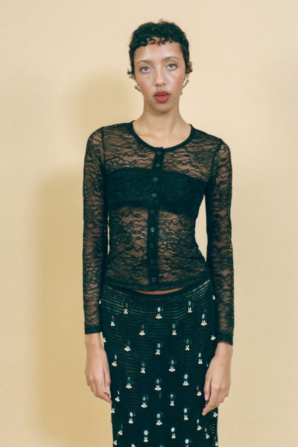 Gil Rodriguez Lace Sophie Cardigan