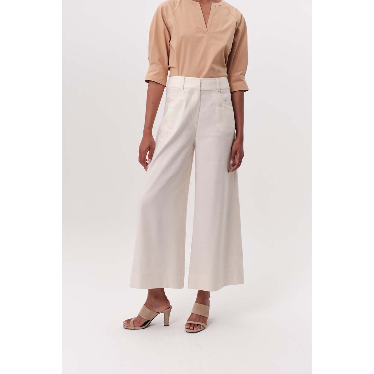 Exquise USA Rebecca Pants - Cream - Image 1 of 1