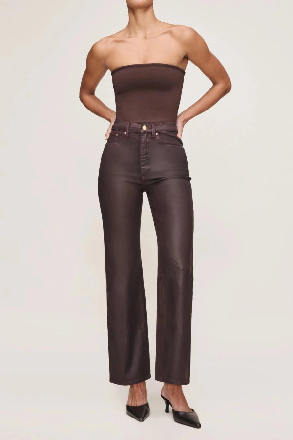 DL 1961 Karmine Refined Wide Leg High Rise 28" Jeans