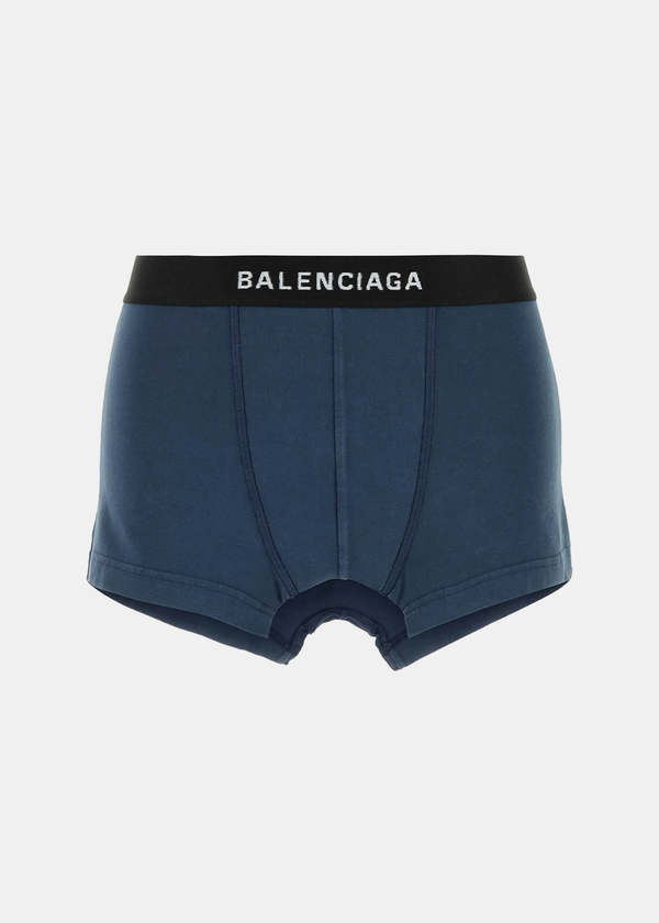 Balenciaga Cut Off Brief Skirt - Dark Blue