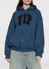Balenciaga VIP Team Logo Hoodie - Dark Blue - Thumbnail 3
