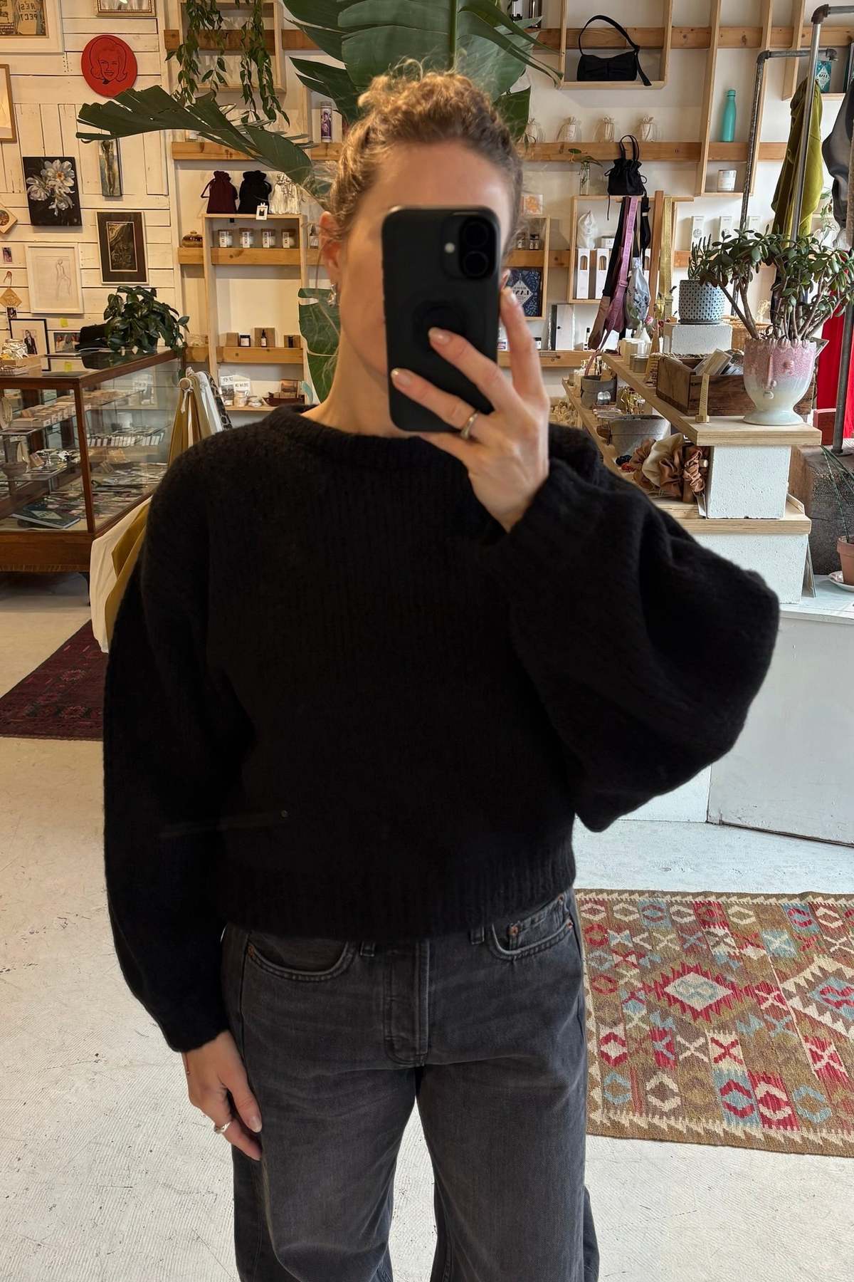 Atelier Delphine Balloon Sleeve Sweater - Image 1 of 5