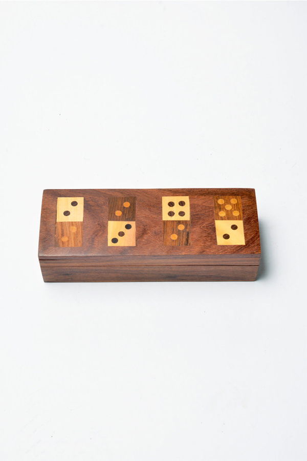 Matr Boomie Domino Game Set - Wooden