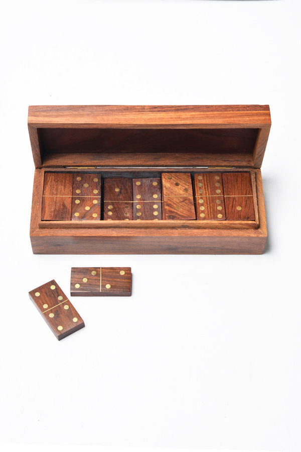 Matr Boomie Domino Game Set - Wooden