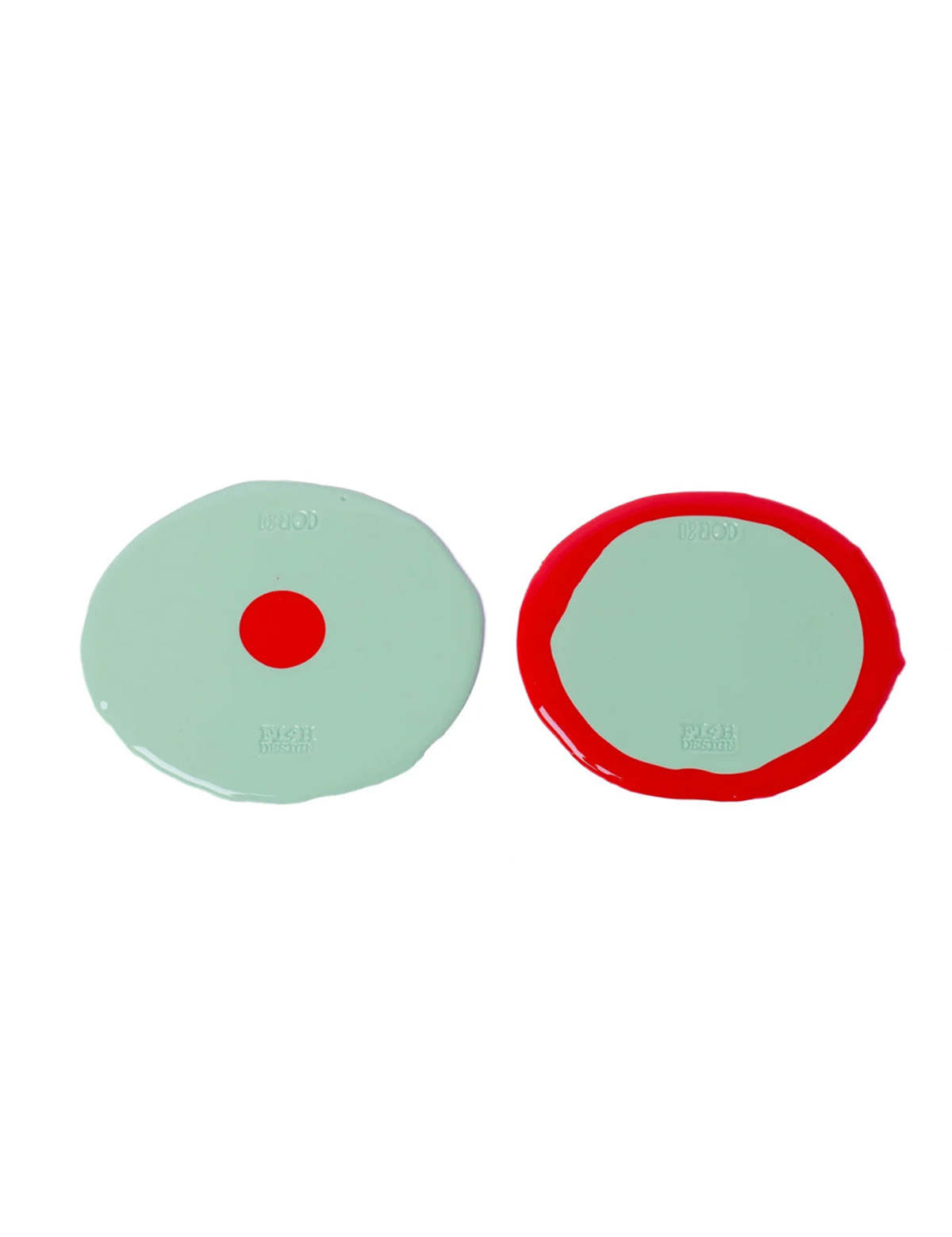 Fish Design Set of 2 Coasters - Image 6 of 6