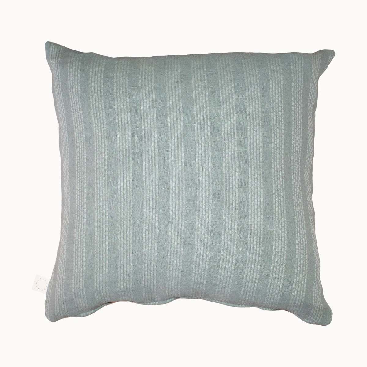 APARTMENT F Piccio Linen/Cotton Pillow - Teal - Image 1 of 3