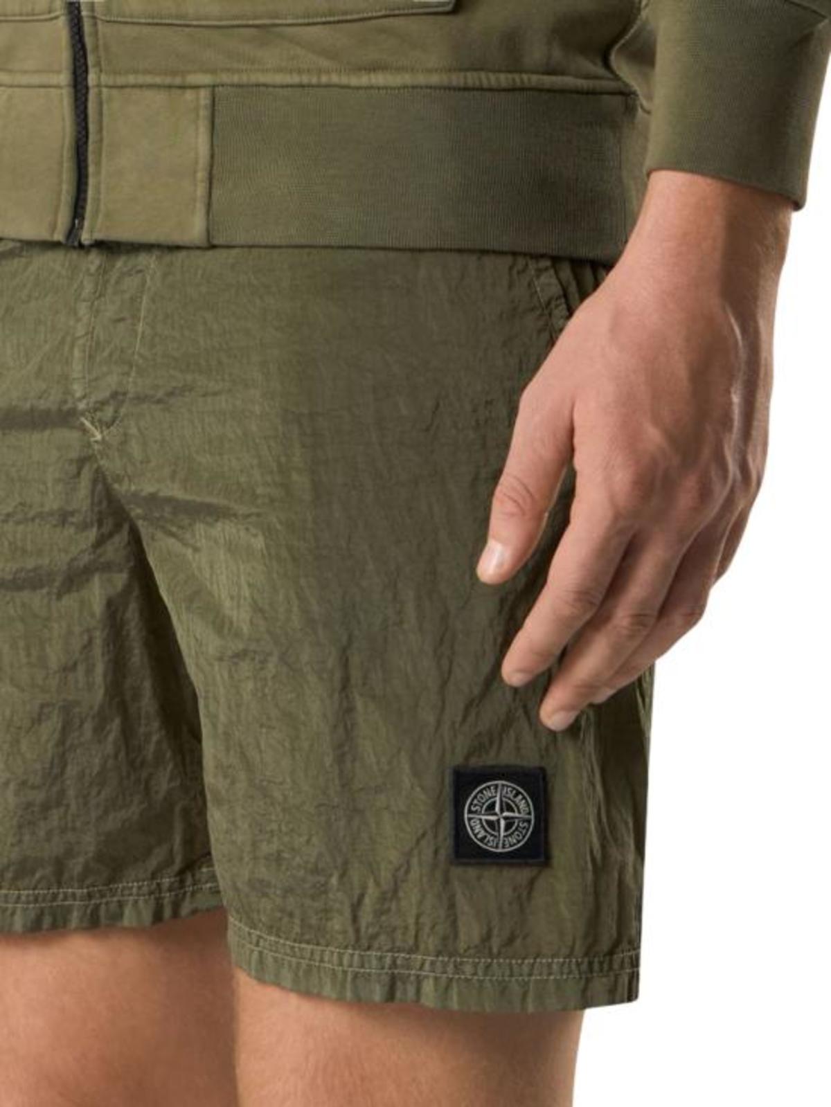 Stone Island Shorts - Military Green - Image 3 of 3