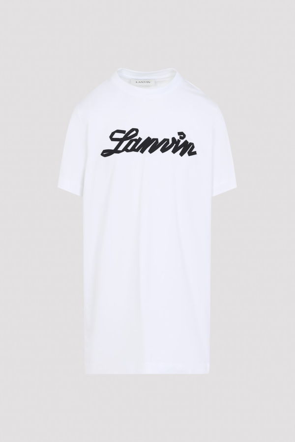 Lanvin Embroidered Logo T-Shirt - Optic White