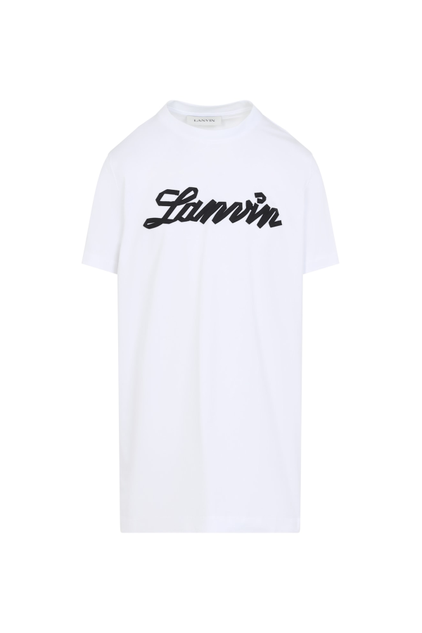 Lanvin Embroidered Logo T-Shirt - Optic White