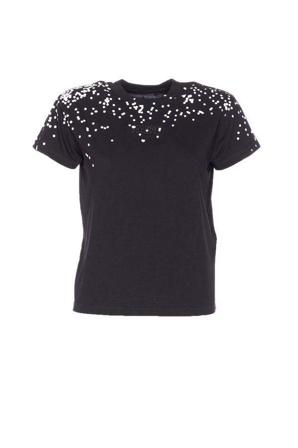 MM6 Maison Margiela Logo T-Shirt - Black