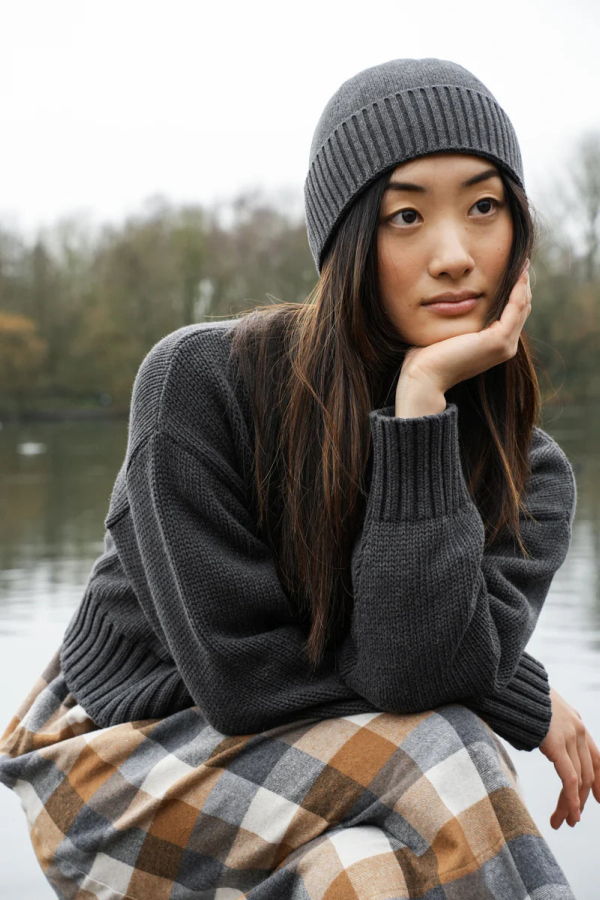 beaumont organic Evie Organic Cotton Knitted Hat