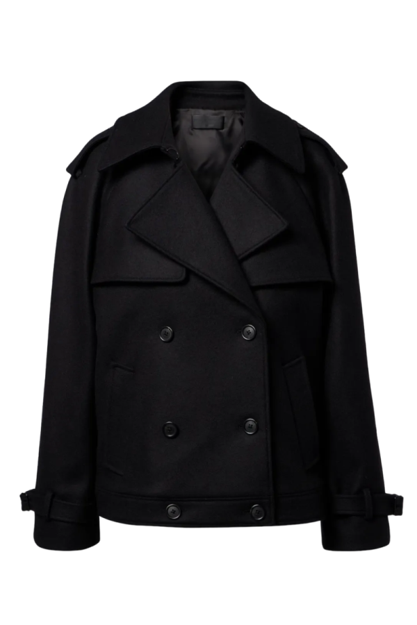 Nili Lotan Amaury Short Coat - Black