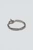 Vintage Heavy Curved Toggle Bracelet - Sterling Silver - Thumbnail 3