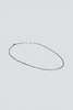 Vintage Thin Oval Round Link Chain Necklace - Sterling Silver - Thumbnail 2