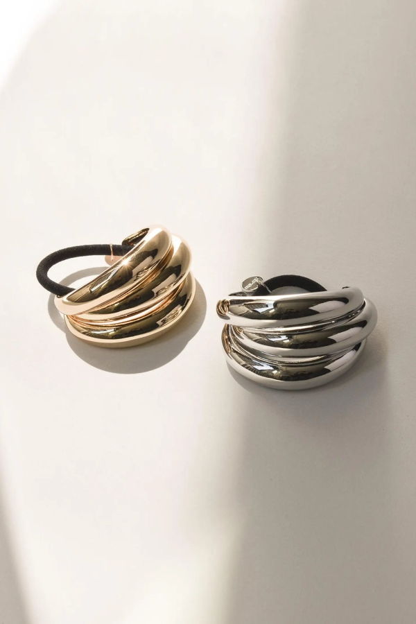 Narsha Triple Arch Metal Ponytail Hair Tie