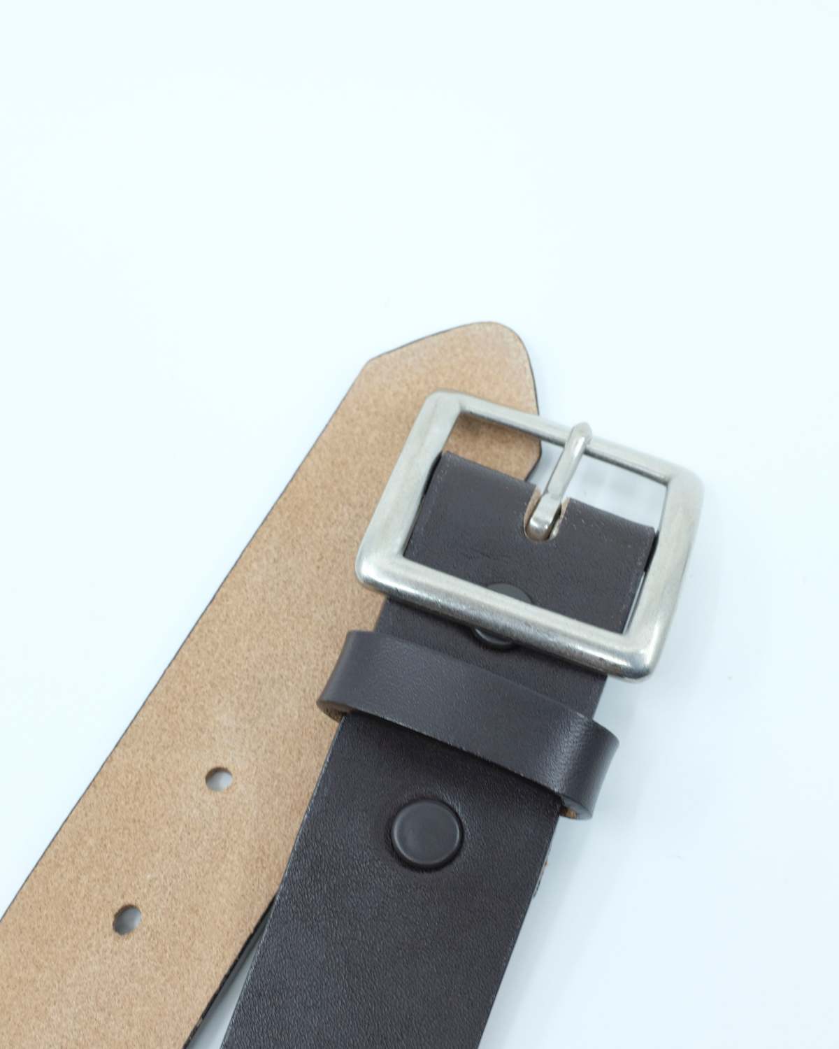 Taiga Takahashi LOT.028 Brown Leather Garrison Belt - Image 2 of 4