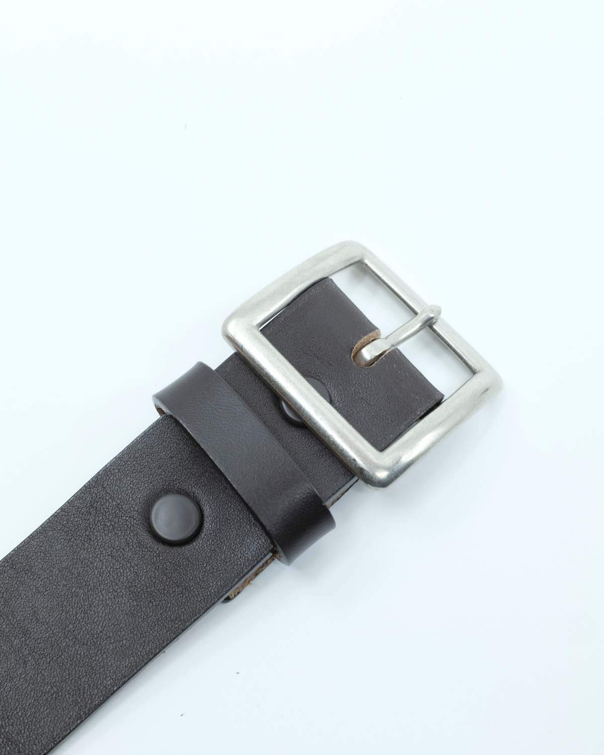 Taiga Takahashi LOT.028 Brown Leather Garrison Belt - Image 4 of 4
