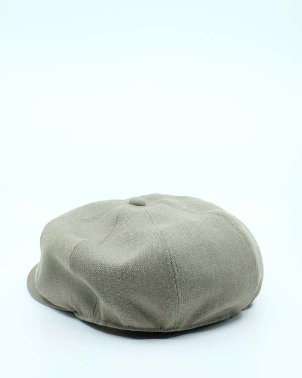 Taiga Takahashi LOT006 Wool Newsboy Cap - Melange Beige