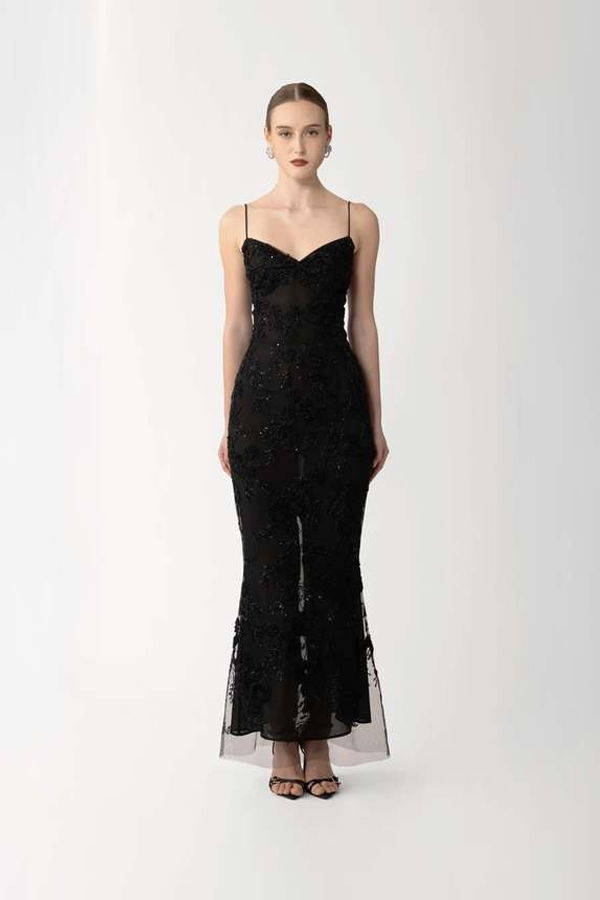 Sau Lee Sammie Dress - Black