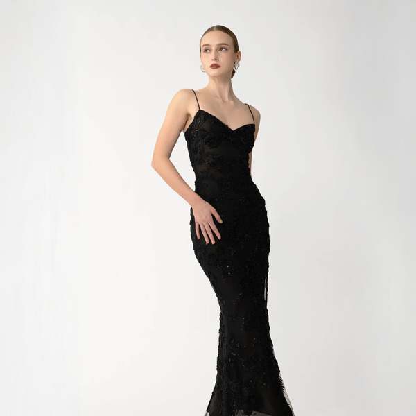 Sau Lee Sammie Dress, Black