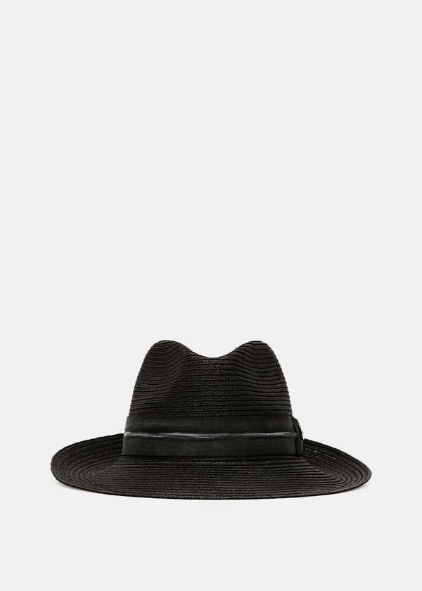 Fil Hats Medium Brim Hat - Black
