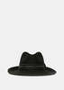 Filù Hats Medium Brim Hat - Black - Thumbnail 1