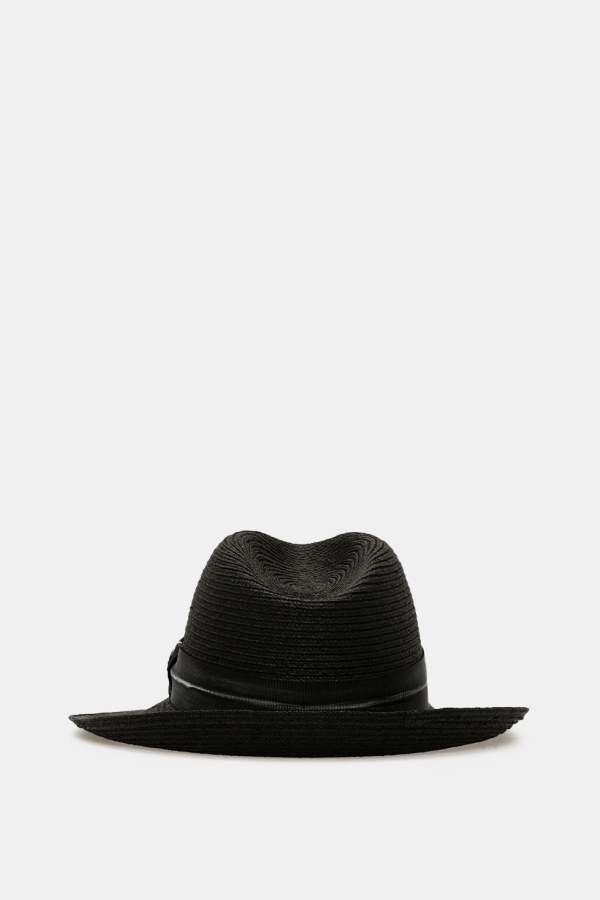 Filù Hats Medium Brim Hat - Black